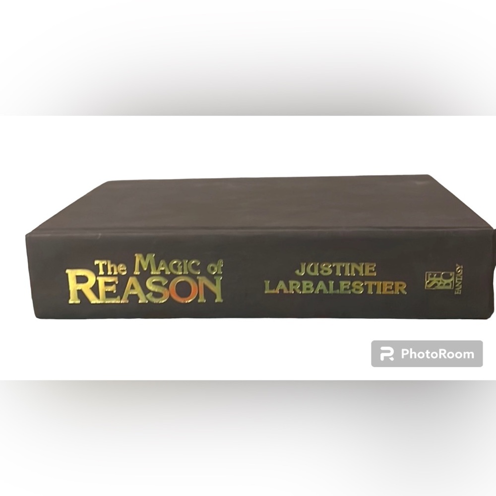 4/$20 | Hardcover Novel | The Magic of Reason • by Justine Larbalestier